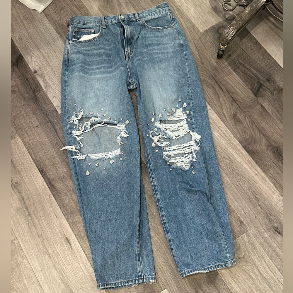 Women’s revolve high rise denim jeans size 30